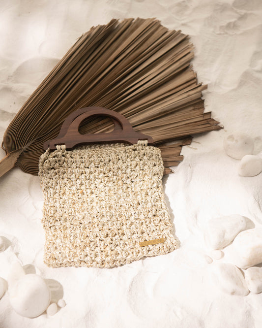 IVORY CROCHET BAG