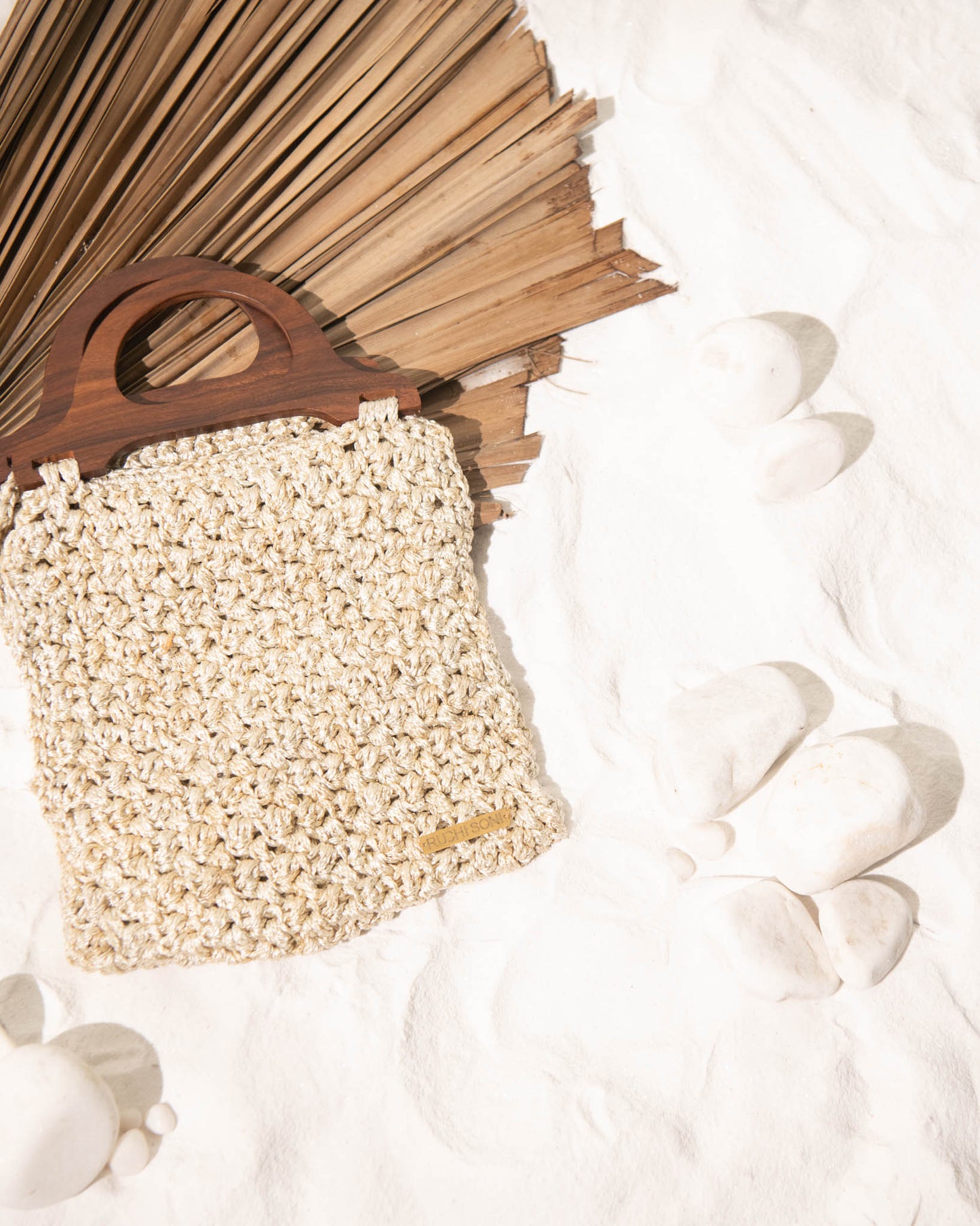 IVORY CROCHET BAG