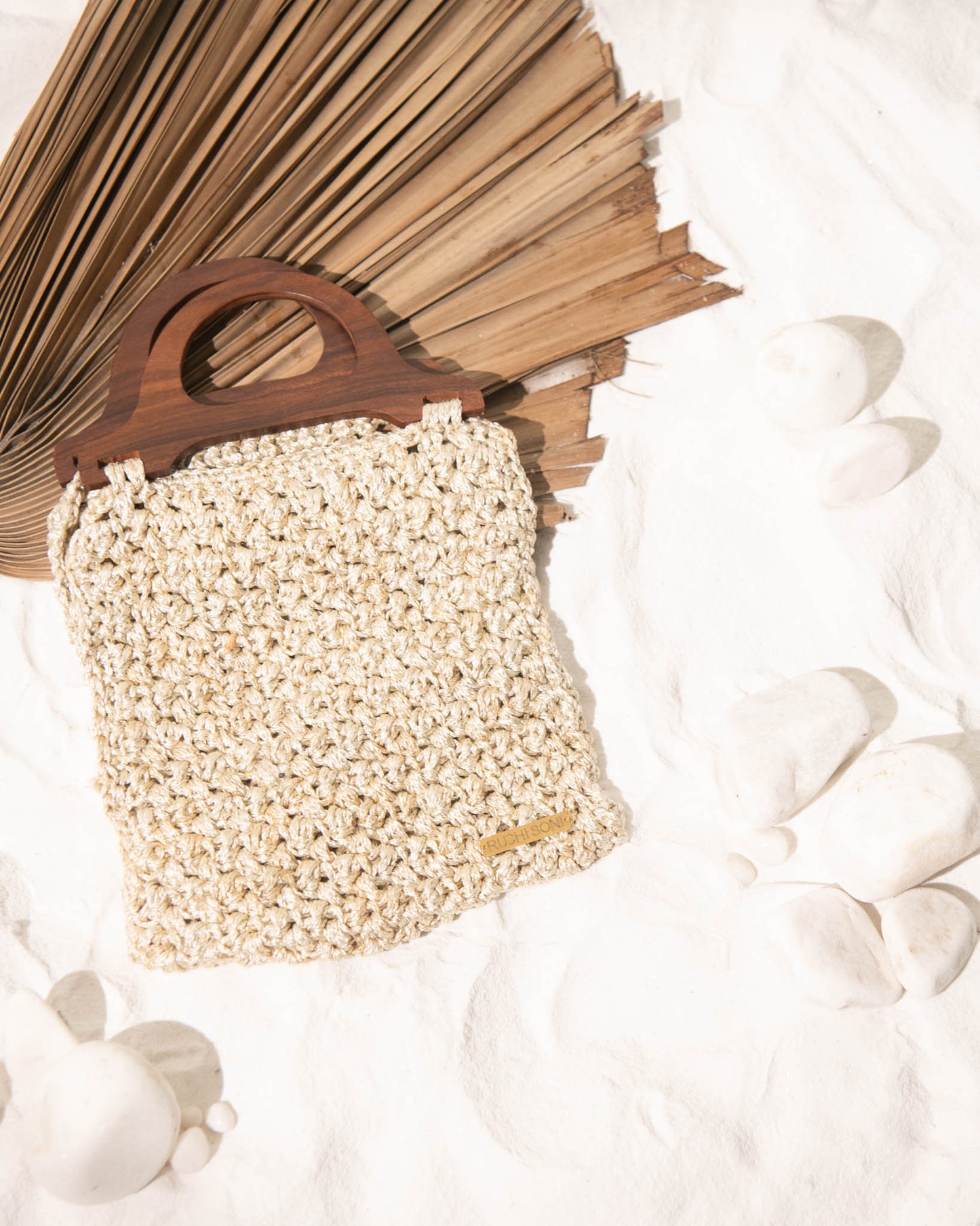 IVORY CROCHET BAG