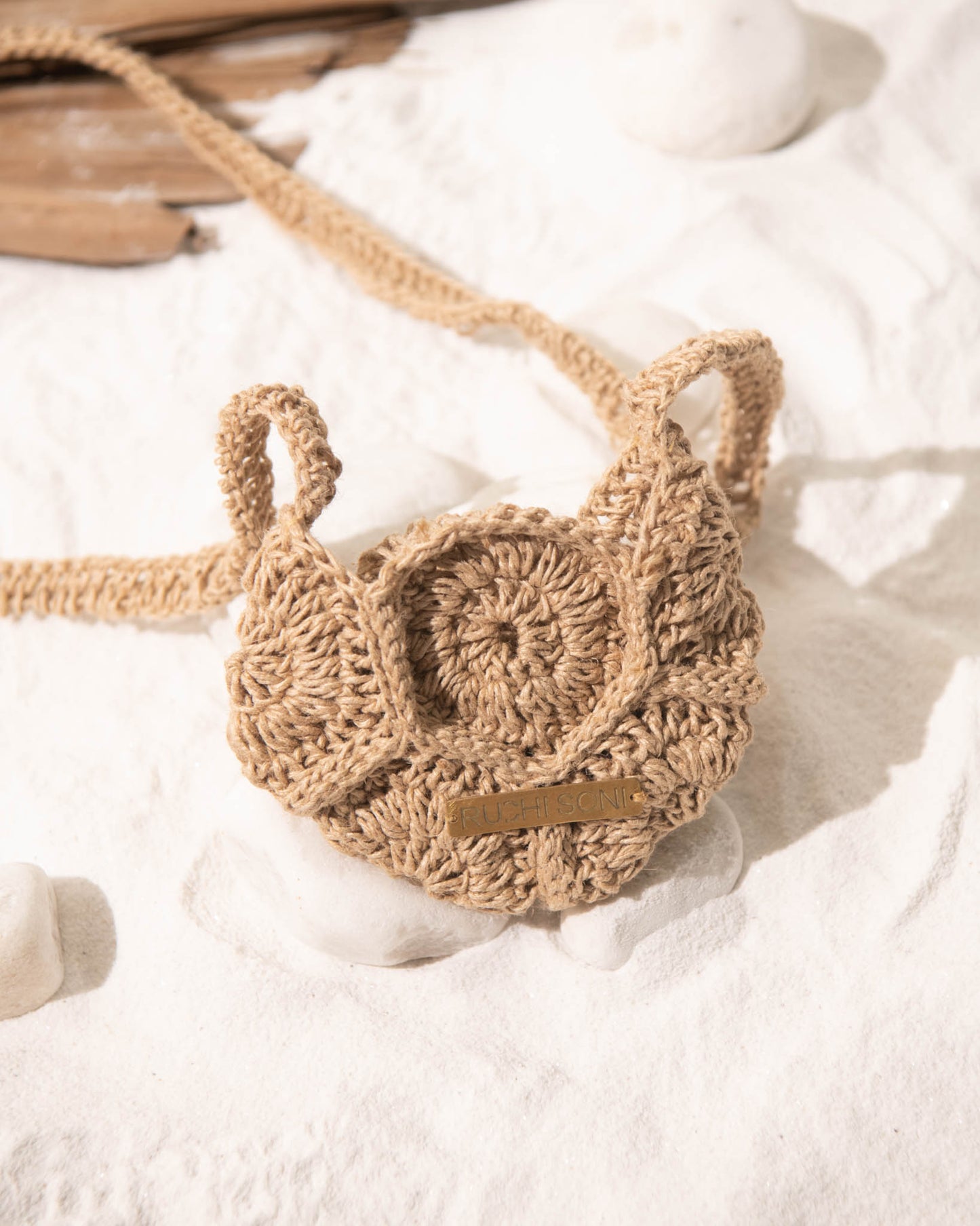 JUTE MINI SLING BAG